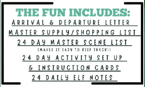 2024 Elf Activities Bundle